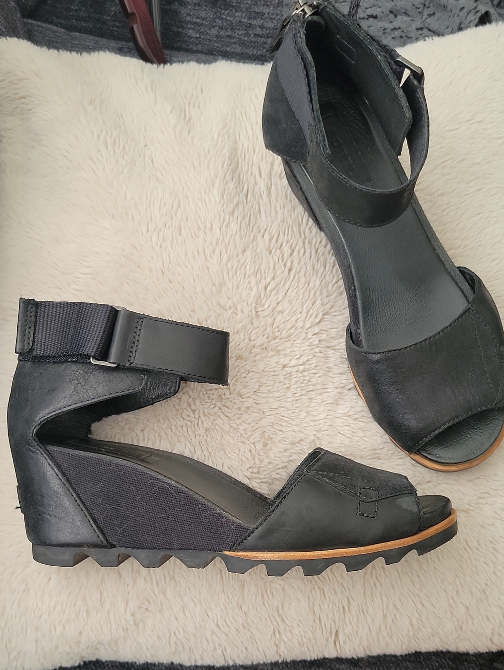 Sorel Wedge Ankle-Strap Sandals